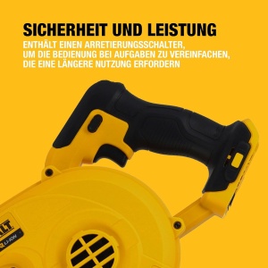Ventilator cu acumulator DEWALT DCV100, 18V, 290 kmh, 3 trepte de viteza - Img 8