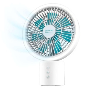 Ventilator de birou Cecotec EnergySilence 8000, 8000 mAh, 8 inch, cu oscilatie 360