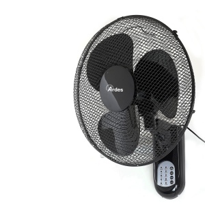 Ventilator de perete Ardes AR5W40R, 50W, 40 cm, negru, cu telecomanda