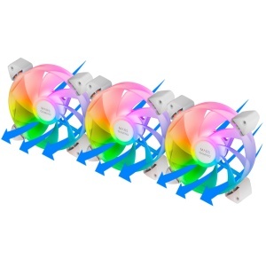 Ventilator PC Mars Gaming MF-3AR, 120mm, 360 ARGB, FDB, Alb
