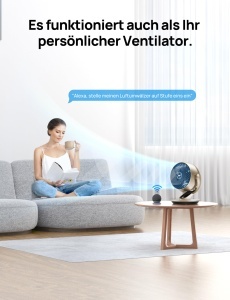 Ventilator Smart Dreo Lynx S 28dB Oscilatie 90deg120deg 5 Moduri 12H Timer - Img 5
