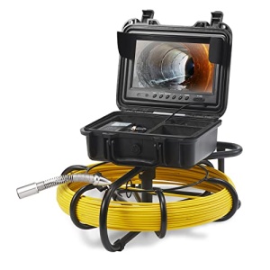 VEVOR 9 "Camera de inspectie 50m Camera de teava 1 Megapixel Camera de canalizare 720P Camera de boroscop 12V 4500mAh Baterie cu litiu 6 ore Camera de inspectie a tevilor IP68 pentru canalizare Sisteme de canalizare Drenuri - Img 11