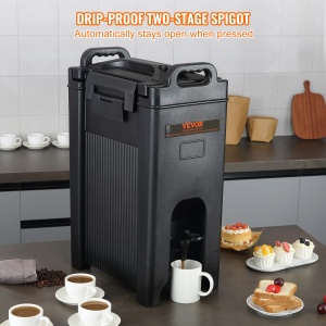 VEVOR Dispenser Bauturi Calde si Reci 189L Model 5GL Izolare Termica Robinet Dublu - Img 5