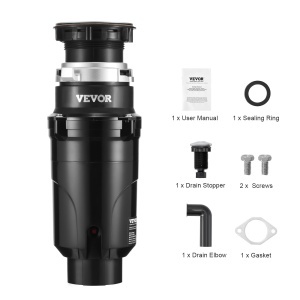 VEVOR JW-301 Tocator de Resturi Alimentare 12 PS Motor DC 3820 RPM Sistem EZ-Mount - Img 9