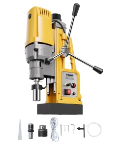 VEVOR Magnetbohrmaschine 1400W Viteza Variabila 0-750 RPM Forta Magnetica 13000N