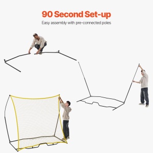 VEVOR Rebounder Fotbal 200x200 cm ZQHTW7x7 Plasa rezistenta si portabila - Img 7