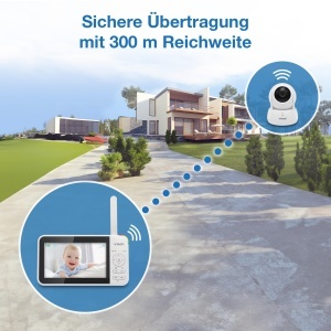 Video Baby Monitor VTech VM924-2 Ecran LCD 5 inch 2 camere Night Vision 300m Raza - Img 6