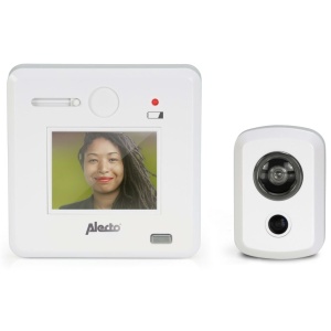 Vizor Digital Alecto DC-700 cu Camera si Monitor, 120 Unghi, Alb
