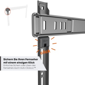 Vogel's TVM 5407 - Cel mai plat suport de perete pentru televizoare de 32-77 inchi, max 75 kg, compatibilitate universala, testat TUV, pana la VESA 400x400, distanta de perete de doar 1,5 cm - Img 5