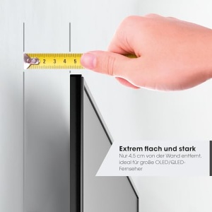 Vogel's TVM 5857 - Suport de perete TV extrem de stabil, pivotant, cu brate duble pentru televizoare mari si grele de pana la 100 inchi si 75 kg, testat TUV, pivotant pana la 120deg, max. VESA 600x400, universal - Img 5