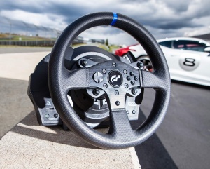 Volan de curse Thrustmaster T300 RS GT Force Feedback, 25W, cu 3 pedale - Img 4