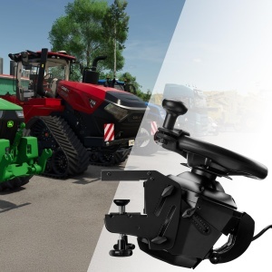 Volan pentru Simulare Thrustmaster T128 cu Pedale si FarmStick, Negru - Img 3