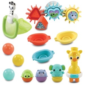 VTech Baby Babys Badeset 6 Piese Jucarie Baie Copii 1-5 Ani