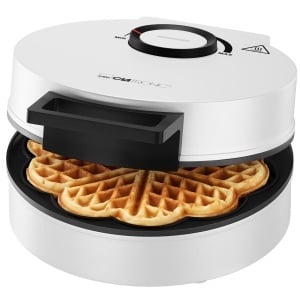 Waffeleisen Clatronic WA 3832, 1200W, Antihaft, Culoare Alb - Img 8