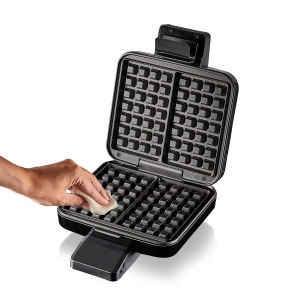 Waffle Maker Cloer 1420, 2 Wafle Belgiene, 1000 W, Negru - Img 4