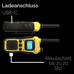 Walkie-Talkie Logicom Adventure 2 bucati, IP54, 10 km, 20 ore autonomie - Img 4