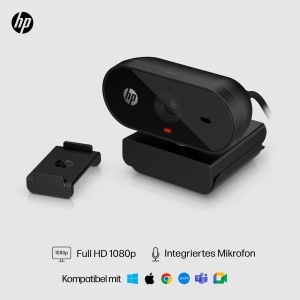 Webcam HP 320 All-in-One, 1080p, 360 rotire, microfon integrat, negru - Img 2