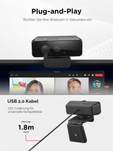 Webcam Lenovo 310 FHD Negru - Img 4