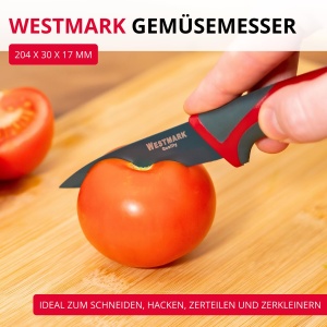 Westmark Schalmesser 14522280 NegruRosu Lama Antiaderenta - Img 2