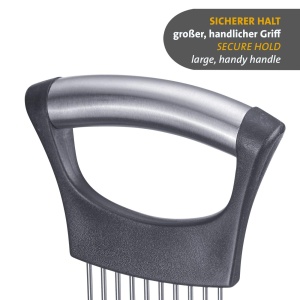 Westmark Schneidehilfe Restehalter ABS si Inox 188 Protectie pentru degete Spalare in masina - Img 4