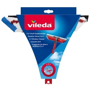 Wischer de feronerie Vileda Profi 2in1, cu microfibre, pentru curatare fara urme