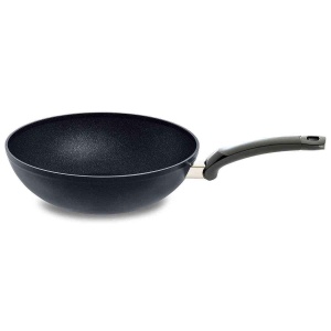 Wok Fissler Adamant, Aluminium, 28 cm, Kratzfest, Inductie