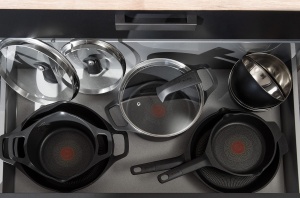 Wok Tefal Robusto E24919, 28 cm, Antiaderent, Inductie, Negru - Img 7