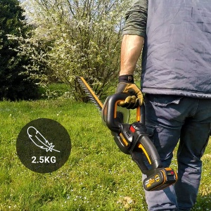 WORX WG263E.9 Nitro Trimmer gard viu fara fir 20V, taieturi uniforme cu mai putine vibratii, motor puternic fara perii, lungime de taiere de 54 cm, distanta intre dinti de 27 mm, fara baterie si incarcator - Img 4