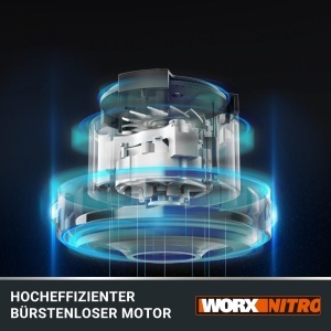 WORX WX0319 Aspirator umeduscat fara fir - mobil si la indemana - 20V - cu duza pentru crapaturi si duza cu jet larg - fara baterie si incarcator negr - Img 2