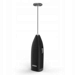 XAVAX Spumant electric de lapte spumant de lapte otel inoxidabil alimentat cu baterii electric multifunctional Culoare Negru - Img 1