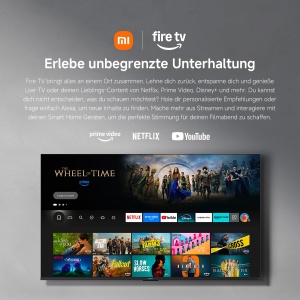 Xiaomi F 32 inchi 81 cm HD Smart TV Fire TV tuner triplu DVB-CSS2TT2 Dolby Audio DTS VirtualX DTS-HD Control vocal cu Alexa compatibil cu Apple AirPla - Img 6