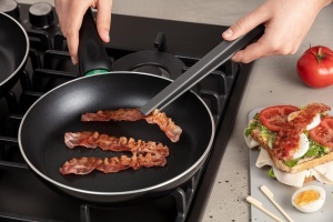 Zanga de Bucatarie Fackelmann Chefkoch, 29cm, Hitzebestanda pana la 230C, Gri - Img 3