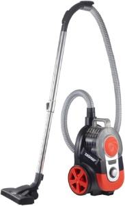 Zelmer ZVC021P Krzys, Aspirator fara sac, plastic de inalta calitate, negru-rosu, 800 W, 2 litri - Img 1