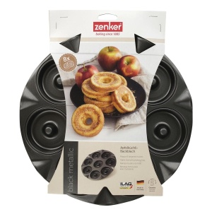 Zenker 7426 Tava de copt speciala pentru 8 bucati - Coacere usoara si sanatoasa, antiaderenta, O33 cm, Negru - Img 6