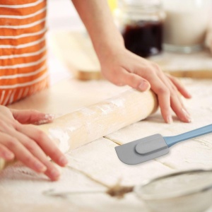 Zenker Teigschaber Patisserie 265 cm Silicon Eisblau-Gri - Img 2