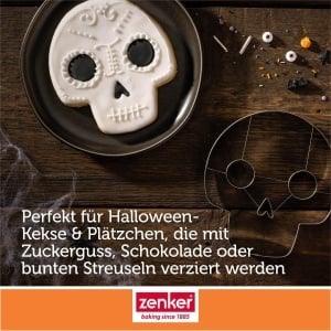 Zenker XXL Forma de Decupat Totenkopf 14x13 cm Otel Inoxidabil - Img 8