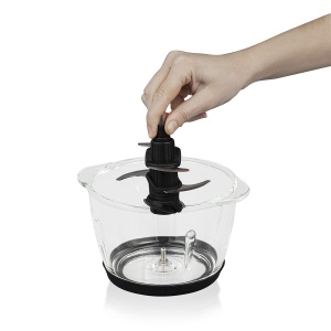 Zerkleinerer electric Cloer 6829, 400 W, 1200 ml, inox - Img 4
