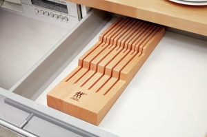 Zwilling Schubladeneinsatz pentru 12 cutite lemn de fag 41x155x48 cm natural - Img 5