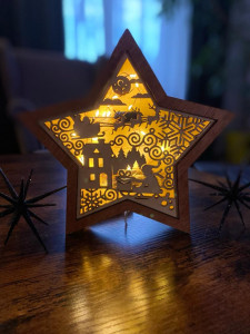 Decoratiune luminoasa stea