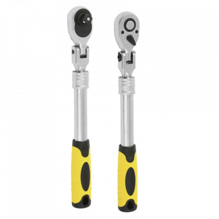 Cheie Clichet Extensibila cu Cap Rotativ cu 72 Dinti 1/2", JBM