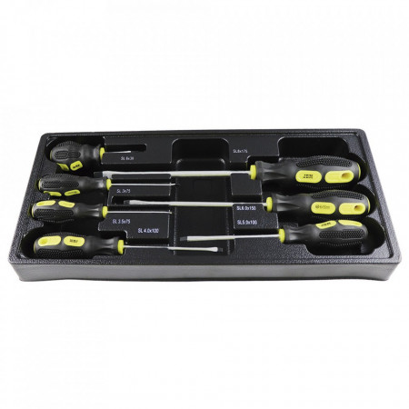 Set de 7 Surubelnite late pentru carucioare cu scule