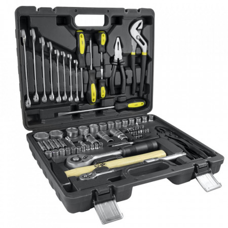 Trusa de scule cu 72 pcs -Tubulare Hexagonale Zincate