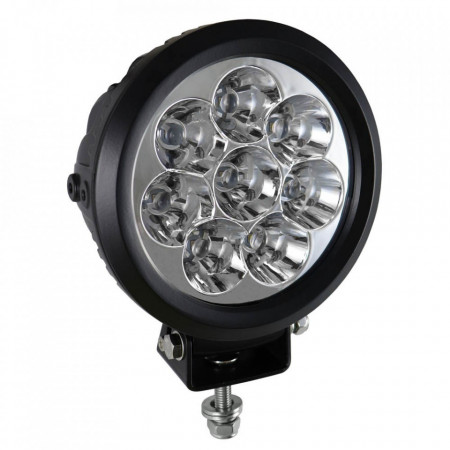 Proiector cu 8 leduri la 80w rotund, lumina concentrata