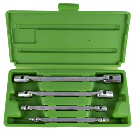 Trusa 4 Chei Tubulare Torx cu Cap Articulat, JBM
