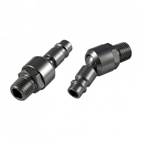 Conector cu Articulatie pentru Aer Comprimat Tata - Filet Exterior Tata 1/4", EU, JBM