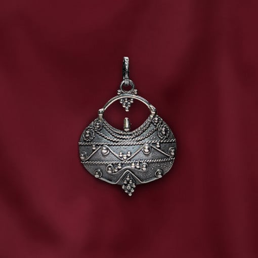 Сребърна Висулка - Вяра - 950 Сребро Филигран