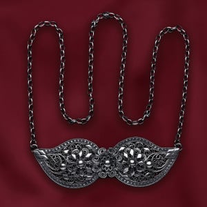 Сребърнo Колие - Пафти 1 - 950 Сребро филигран | ANTIKO.BG - Български Бижута и Подаръци