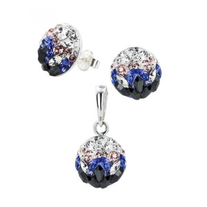 Сребърен Комплект - Престиж - Кристали Swarovski - Сребро с Проба 925 | ANTIKO.BG - Български Бижута и Подаръци