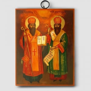Икона - Св. св. Кирил и Методий - 11/14 | ANTIKO.BG - Български Бижута и Подаръци