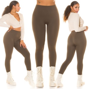 Colanți damă cu talie înaltă – modelatori, colorați, comozi – pentru ținute casual sau sport - Img 2